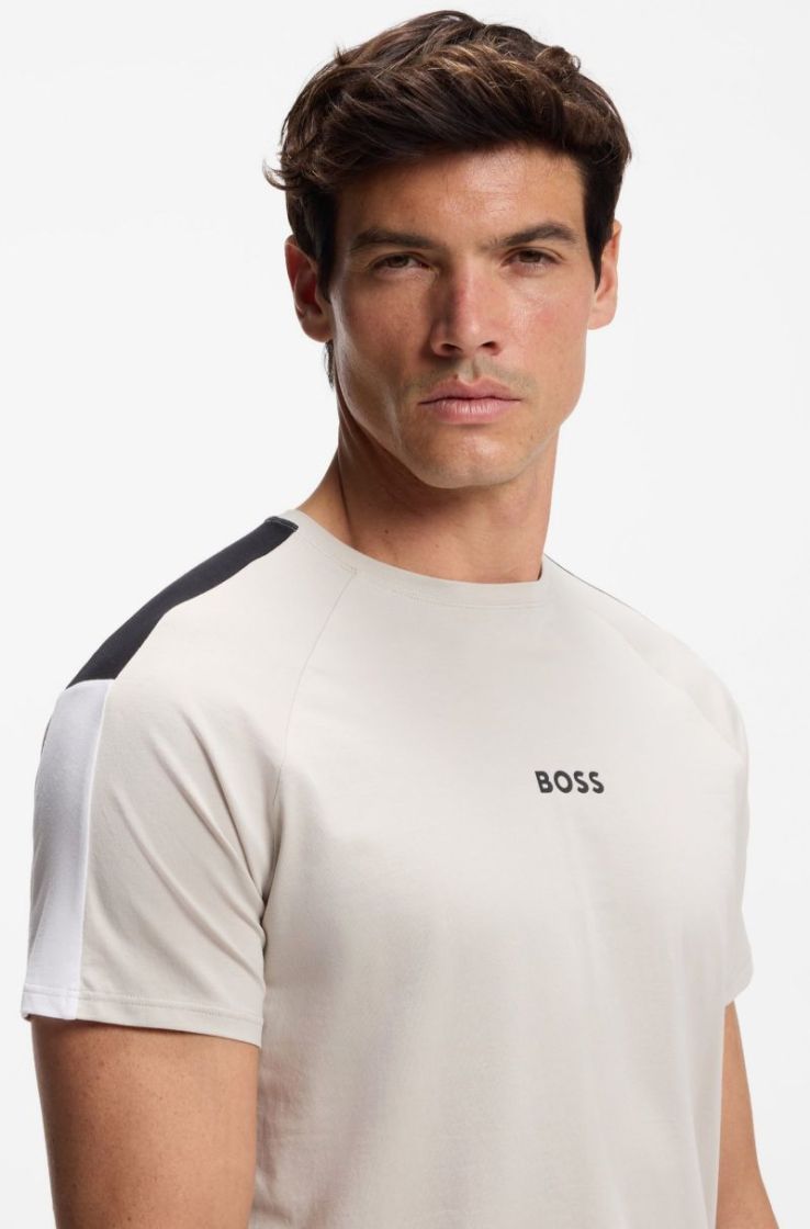 BALANCE T-SHIRT+SHORTS 075 OPEN GREY