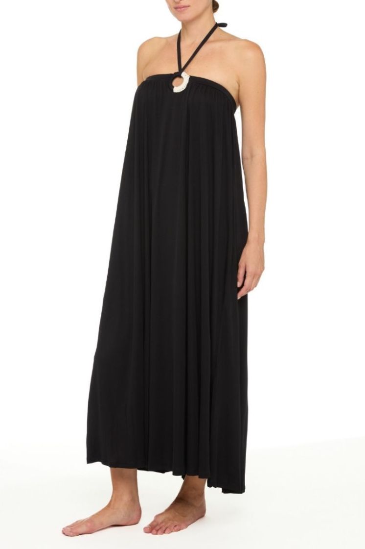 ROBE TOUR DE COU ZWART