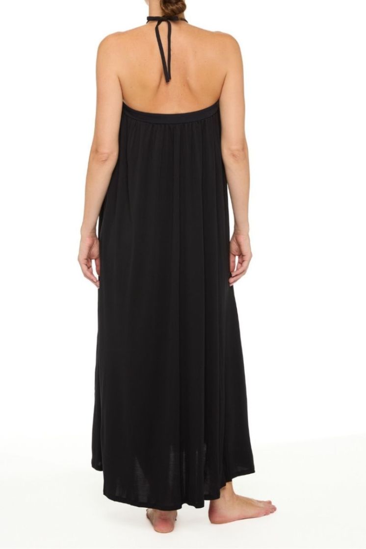 ROBE TOUR DE COU ZWART