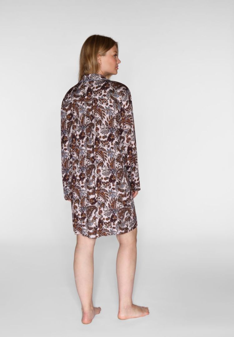 JOSEPHINE DRESS 3044 FUDGE AOP