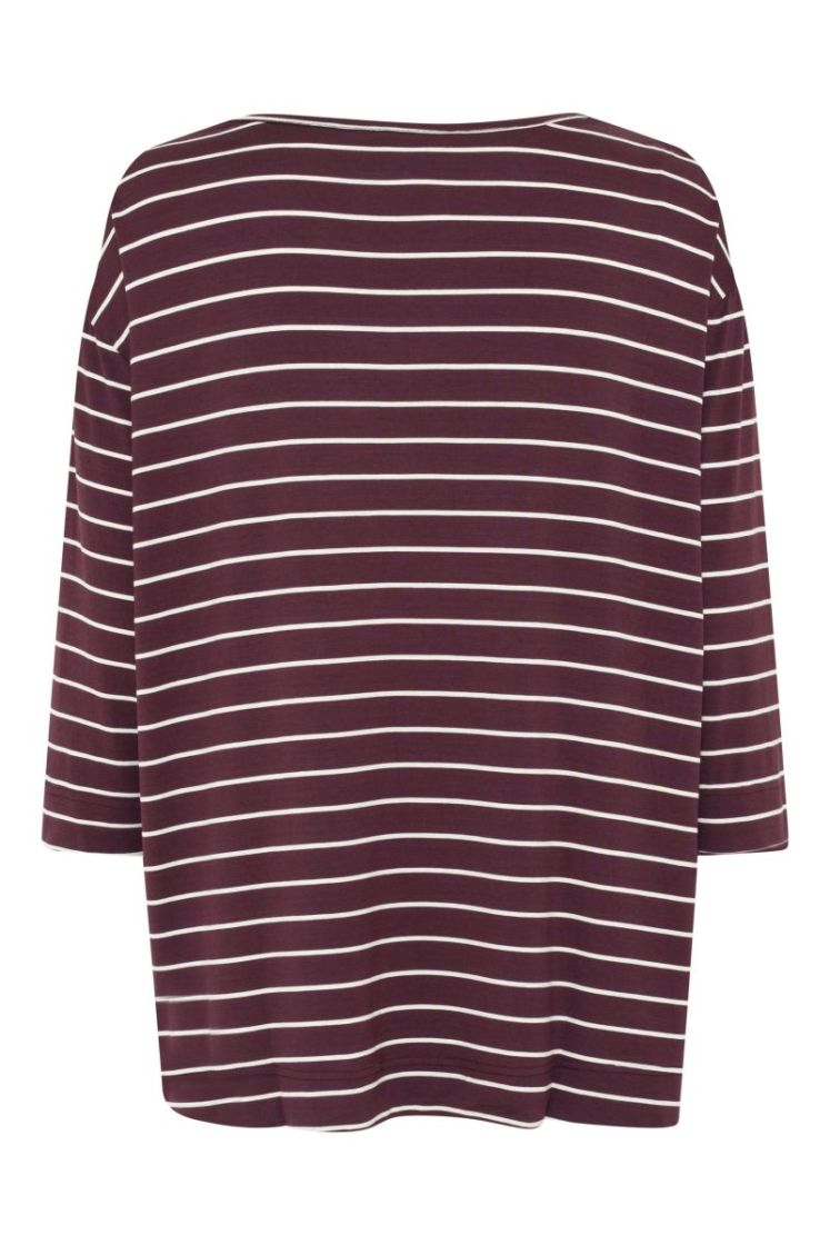 JANIS TSHIRT + JOHANNE PANTS 3046 FUDGE STRI